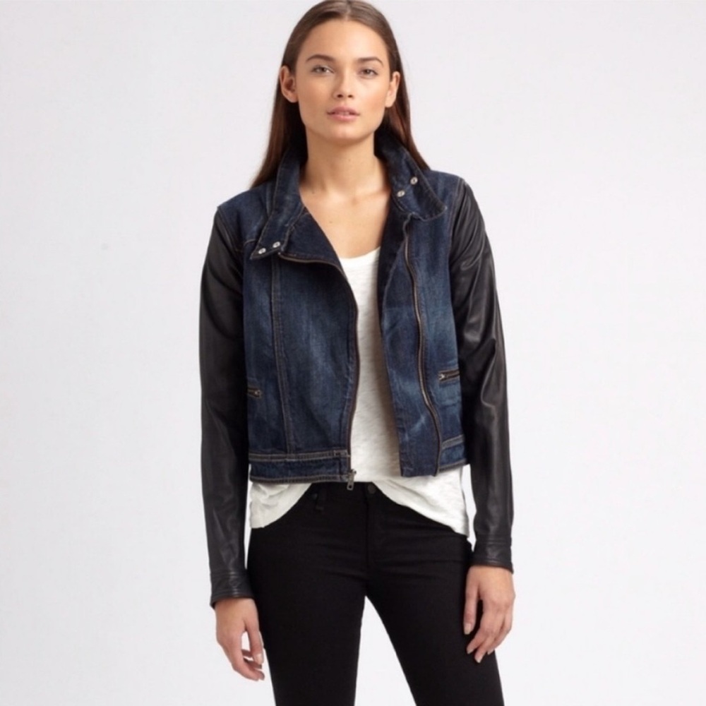 Rag & Bone Denim and Leather Jacket